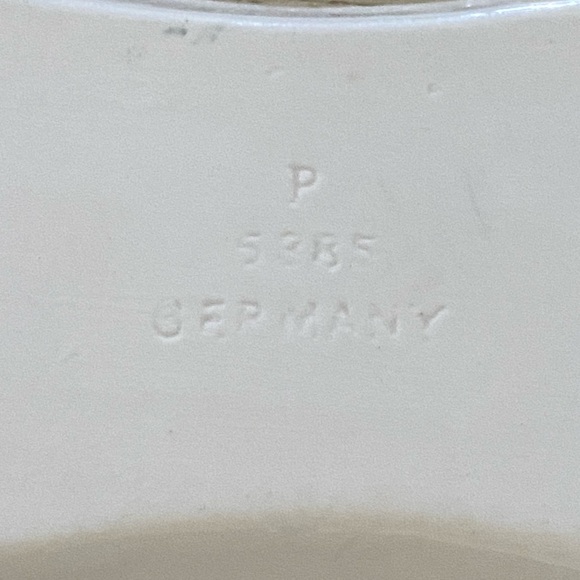 Antique Vintage George & Martha Washington Mt Vernon Hand Painted Trinket Dish. - Picture 5 of 6